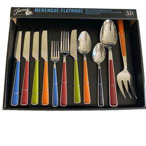 Fiesta Merengue Flatware Set - Blue, Orange, Red, Green